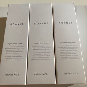 NOANDE INTIMATE WASH 3個セット イングリッシュフラワーガーデン ノアンデ インティメイト ウォッシュ