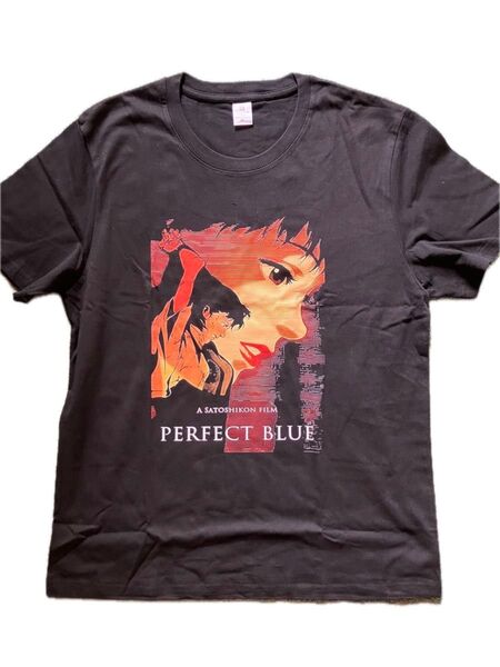 パーフェクトブルー Tシャツ Mサイズ相当 黒 ブラック アニメ 映画