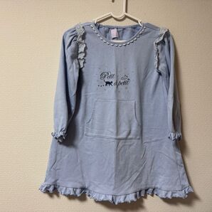 ☆axes femme kids☆ワンピース ブルー 水色