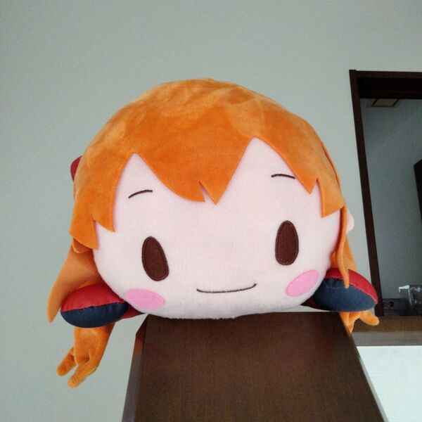 エヴァンゲリオン メガジャンボ寝そべりぬいぐるみ アスカ
