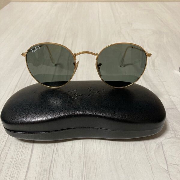 RayBan サングラス ROUND METAL 純正偏光レンズ RB3447 polarized キムタク着用モデル