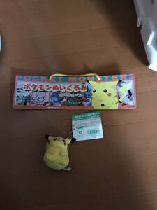  dead stock unused TOMY Tommy Pokemon soft toy key chain Pikachu Pocket Monster retro Vintage antique 