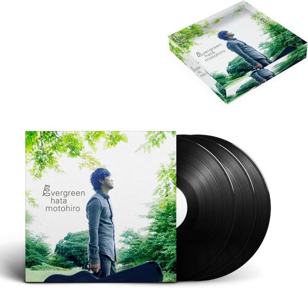【新品未開封】 秦基博 / evergreen(3LP+アクリルブロック)<完全限定盤セット> アナログレコード