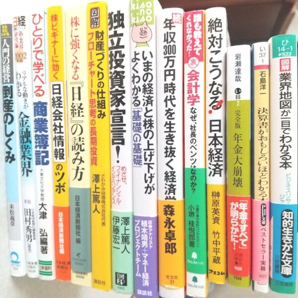 株式投資 個人投資家 ビジネス 経済 14冊セット