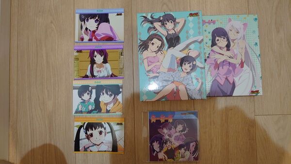 偽物語 猫物語アニメイト限定特典box CD ブロマイド 7点セットまとめ売り