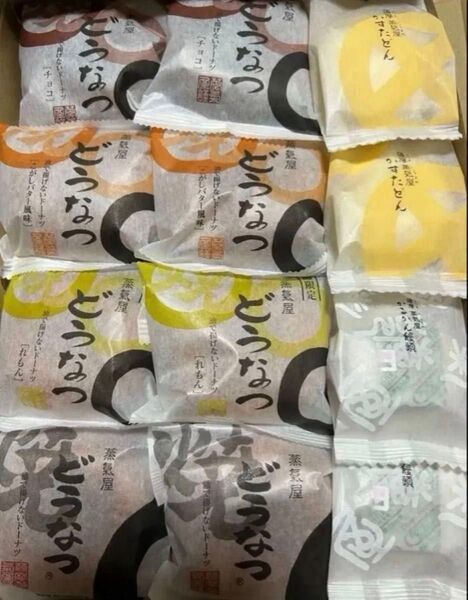 薩摩蒸気屋 油で揚げない焼きドーナツ全部で8個とかすたどん かるかん饅頭 全12個のセット