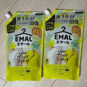 【新品未開封】EMAL エマール リフレッシュグリーン 洗濯洗剤 810g×2
