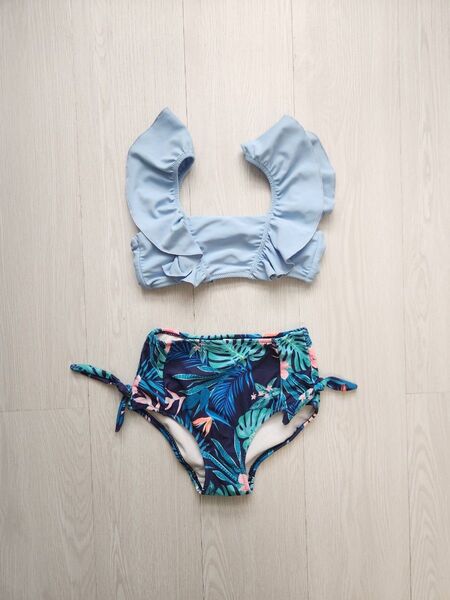 女の子用フリルセパレート水着 110㎝