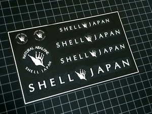 Shell Japan シェルジャパン あわび本舗 ステッカー　シール/ダミキジャパン　アワビシート　ルアー　カスタム　hand　made custom　Lure