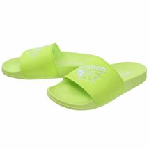 ☆Reebok CLASSIC SLIDE 蛍光黄/白 26.0cm リーボック クラシック スライド ネオンイエロー DV4100_画像1