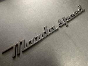 [. black ] Mazda Speed emblem Maserati type Axela Atenza Demio Familia Roadster CX-3CX-5CX-7CX-8RX-7RX-8MPV