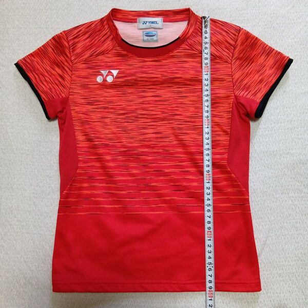 YONEX レッドグラデーションシャツ S ヨネックス 半袖Tシャツ