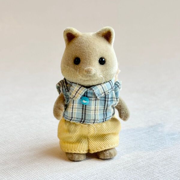 シルバニアファミリー キツネの男の子 キツネファミリー 初期 廃番品 当時物 レア