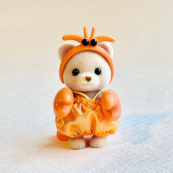 シルバニアファミリー 赤ちゃんコレクション 赤ちゃん海のおともだちシリーズ クマの赤ちゃんとロブスターのカチューシャ・手袋