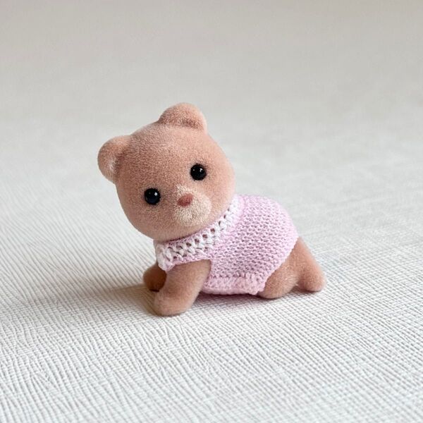 シルバニアファミリー クマの赤ちゃん ティアドロップクマ クマファミリー ふたごちゃん はいはい 廃盤品