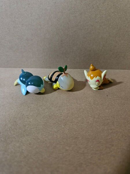 当時物 希少 レア ポケモン モンコレ うたたね ナエトルクリア ポッチャマクリア ヒコザル