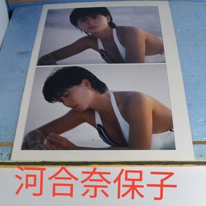 ★河合奈保子★切り抜き/10P/写真集/当時物/昭和レトロ/歌手/女優/タレント/アイドル//豊乳/巨乳/水着/80年代/②