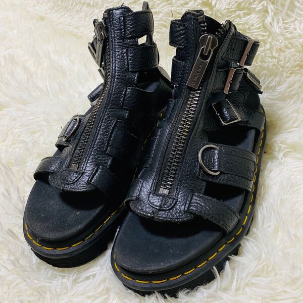 Dr.Martens グラディエーター サンダル UK5 24cm 黒 レザー