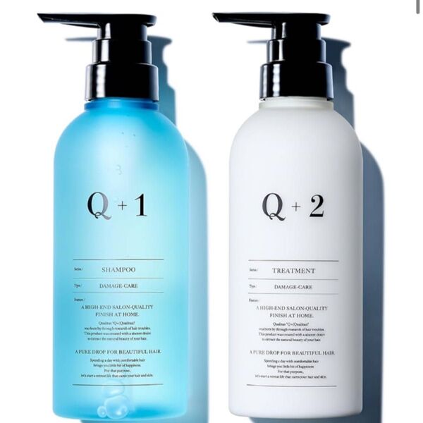 Q+1 シャンプー & Q+2 トリートメント セット ダメージケア クオリタスシャンプートリートメント