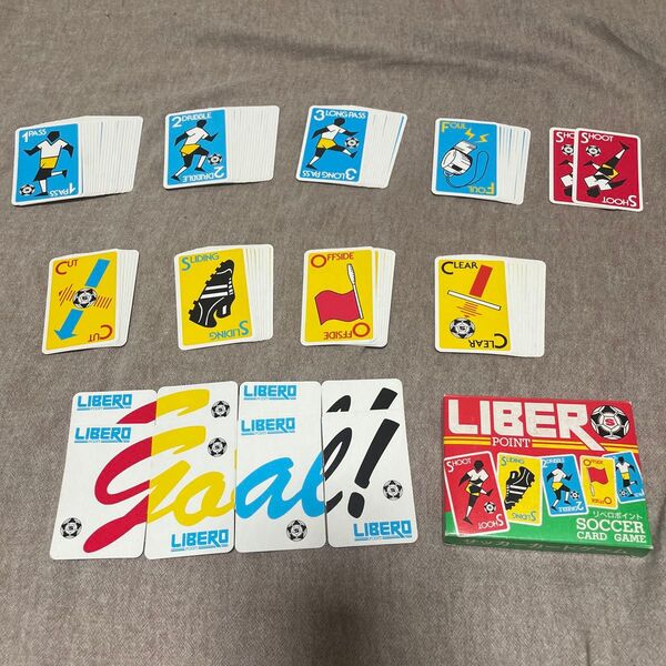 【レトロカードゲーム】LIBERO POINT リベロポイント サッカーカードゲーム