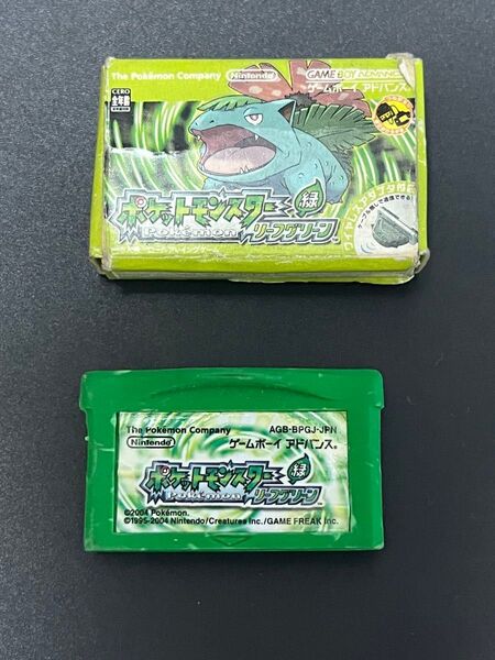 ポケットモンスター リーフグリーン ソフト風消しゴム ガチャガチャ カプセルトイ ゲームボーイアドバンス ポケモン レトロ