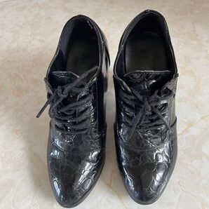 MODE ET JACOMO ウェッジソールパンプス ブラック 2