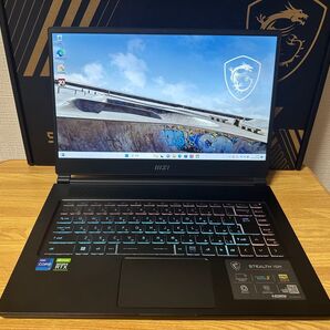 未使用に近い MSI ゲーミングノートCorei7 gen 12,RTX3060