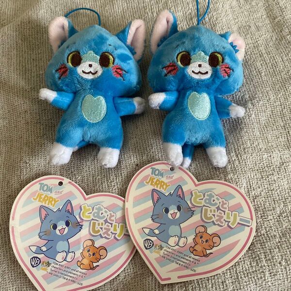 TOM and JERRY とむとじぇりー ぬいぐるみマスコット 2個セット