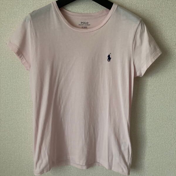 ラルフローレンPOLO ポロ Tシャツ ピンク キッズ165 RALPH LAUREN 半袖
