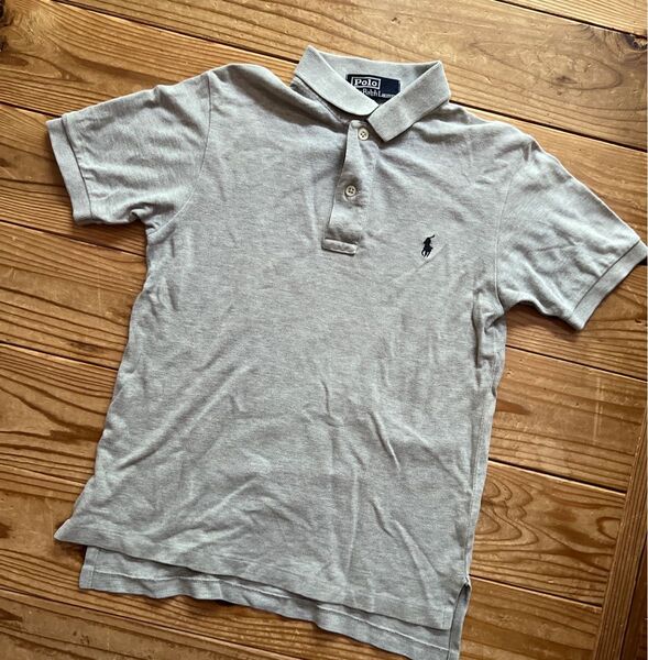 RALPH LAUREN 半袖ポロシャツ キッズ 140cm ナイガイ グレー ラルフローレン