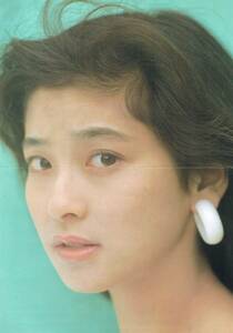 SPECIAL JUMBO PIN-UP Moritaka Chisato булавка nap постер фотосъемка | дерево ..1989 год 