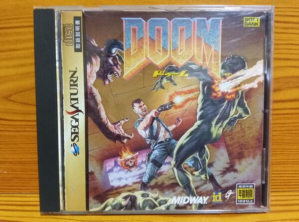 【動作未確認】セガサターン ソフト DOOM ドゥーム SEGASATURN MIDWAY id SOFTBANK 中古品