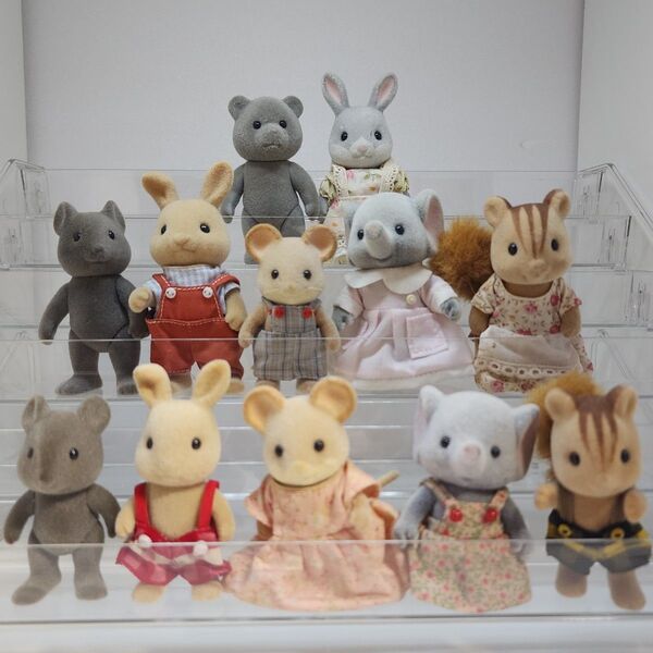 シルバニアファミリー 昔の子 12人