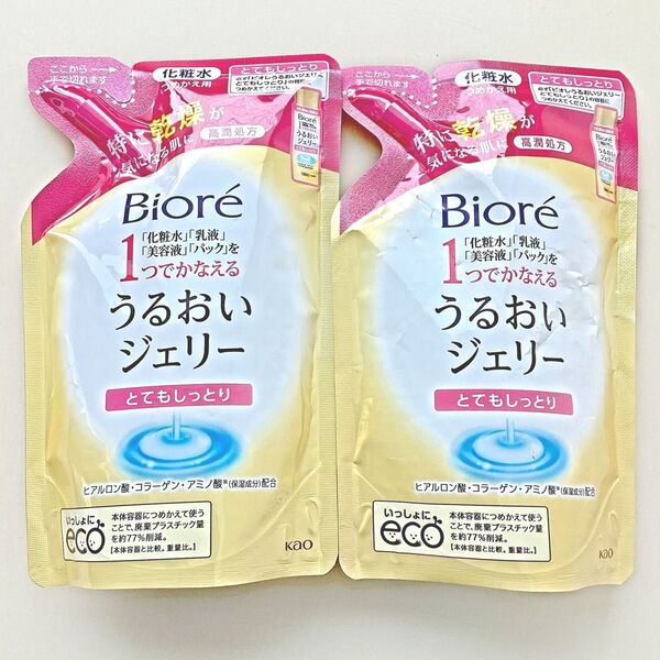 ☆《残りわずか》花王 ビオレ うるおいジェリー とてもしっとり 詰め替え 160ml 2個