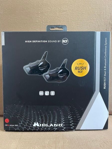 送料無料 美品 MIDLAND RUSH シングル インカム ビーコム RCF ミッドランド
