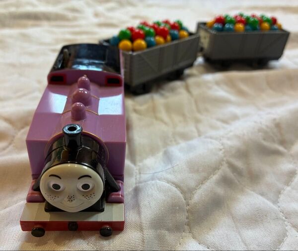 【廃盤品入手困難】プラレール トーマス ロージー TS-12 貨車付き(箱あり)