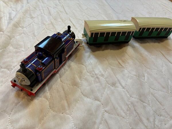 【廃盤品入手困難】プラレール トーマス マイティマック 客車付(動力車付)