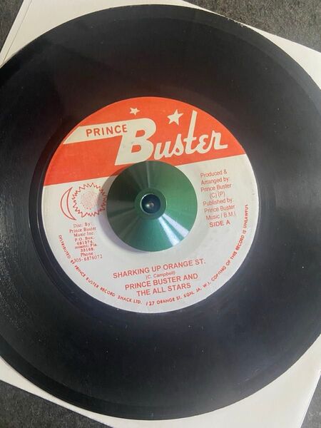 Prince Bustar & The All Stars / Sharking Up Orange St. 7inc vinyl