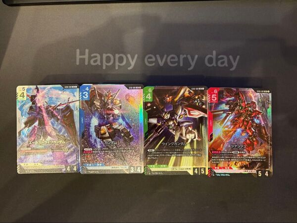 ガンダムカードゲーム スタートデッキ4種 ボーナスパックなし GCG
