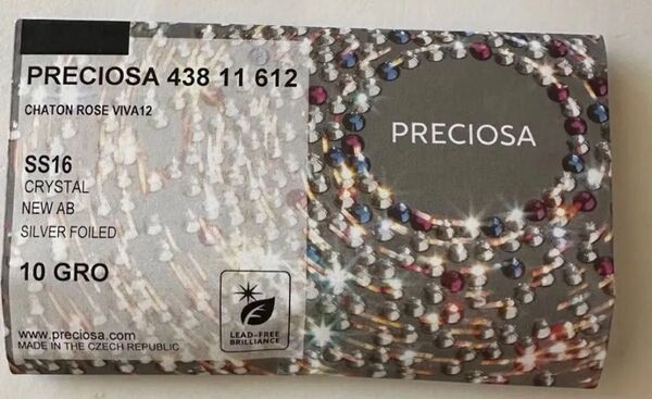プレシオサ SS16 クリスタルオーロラ(CRYAB) 底平 1440粒 未使用 未開封