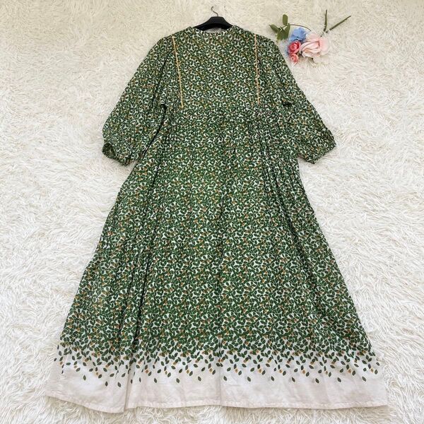 希少 marble sud マーブルシュッド キンモクセイ ワンピース ロング