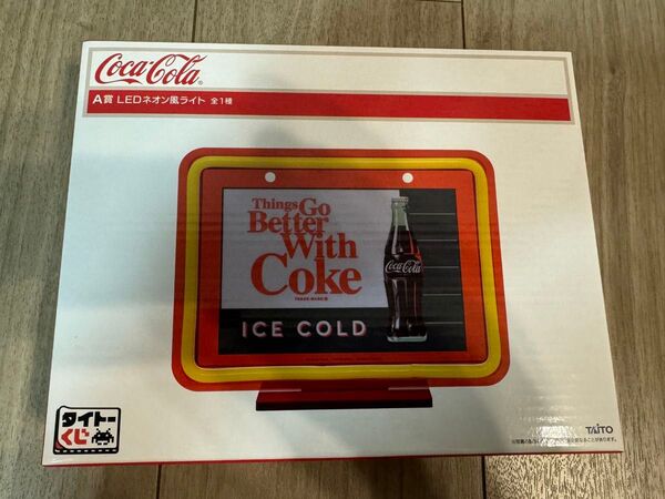 タイトーくじ コカコーラ A賞 LEDネオン風ライト