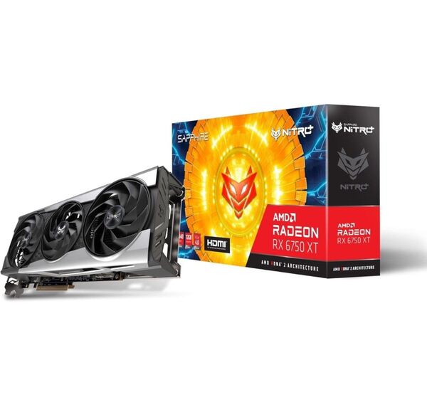 Sapphire NITRO+ Radeon RX 6750 XT GAMING OC グラフィックボード ブラック