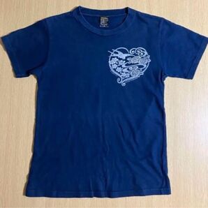 沖縄HabuBox ハブボックス Tシャツ ちむぐくる 半袖Tシャツ ネイビー