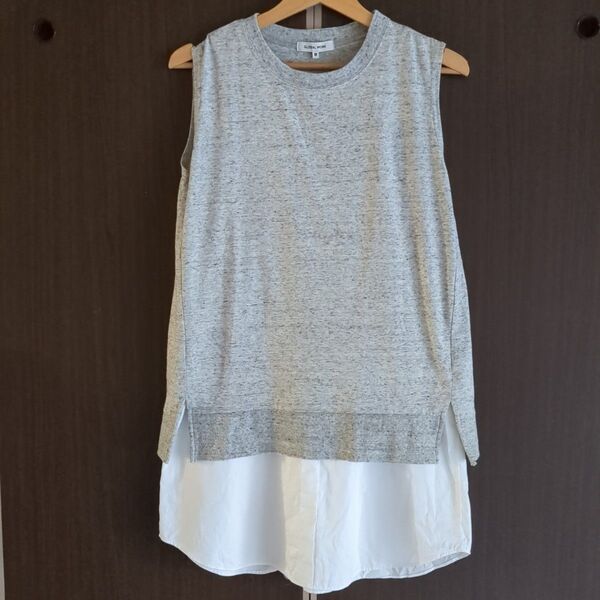 GLOBAL WORK ノースリーブ グレー M