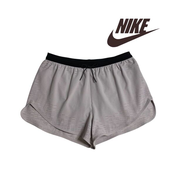 Nike 吸汗速乾 グレー ショートパンツ ランニング、ウォーキング、スイム 水着 ヨガ アウトドア L