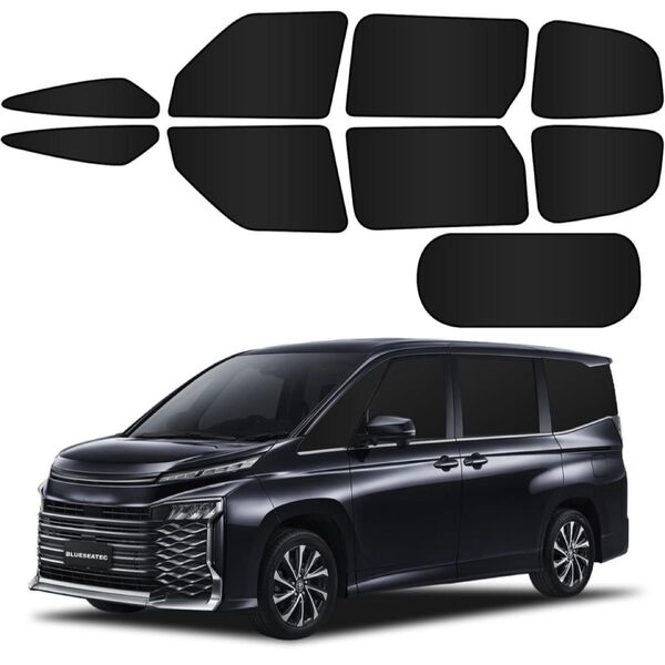 トヨタ 90系 ノア ヴォクシー 遮光 断熱 日除 サンシェード 収納袋付 9枚セット 露天駐車 車中泊 車種専用設計 脱着簡単
