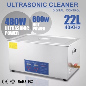 [ new goods * stock disposal ] ultrasound washing machine business use cleaner heater 22L 1843