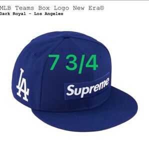 Supreme MLB Teams Box Logo New Era Dodgers シュプリーム キャップ ドジャース 帽子