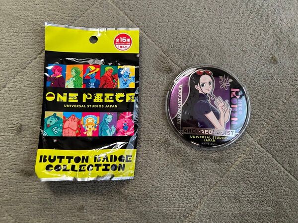 USJ ユニバーサルスタジオジャパン ONE PIECE バトン バッジ コレクション ニコ・ロビン